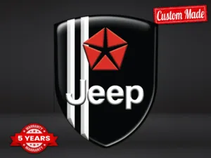 Jeep Custom Auto Badges High Quality Customizable Design